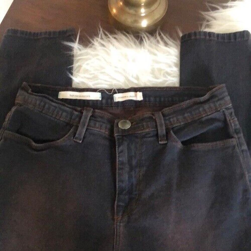 UO Silence + Noise high rise skinny twig jeans Bleached Black Women’s Size 27‎